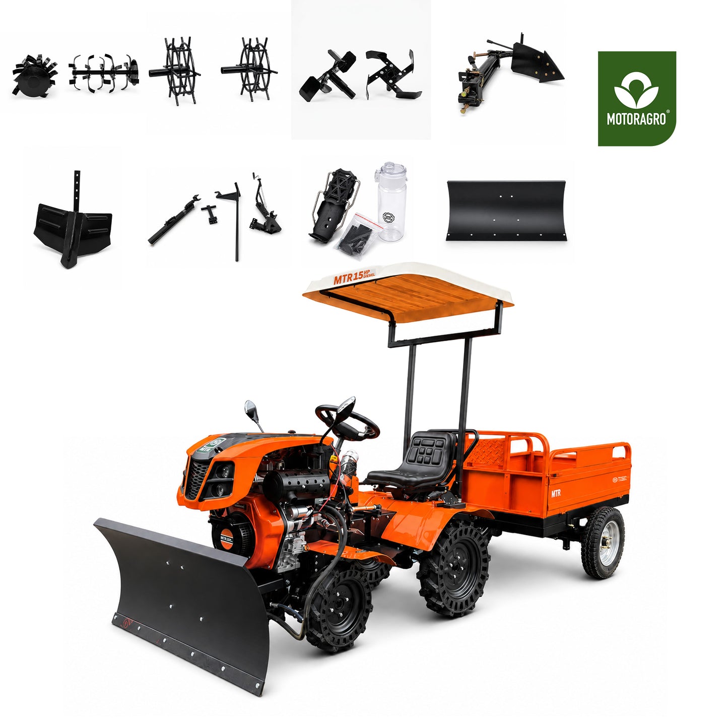Mini tractor 4x4 MTR