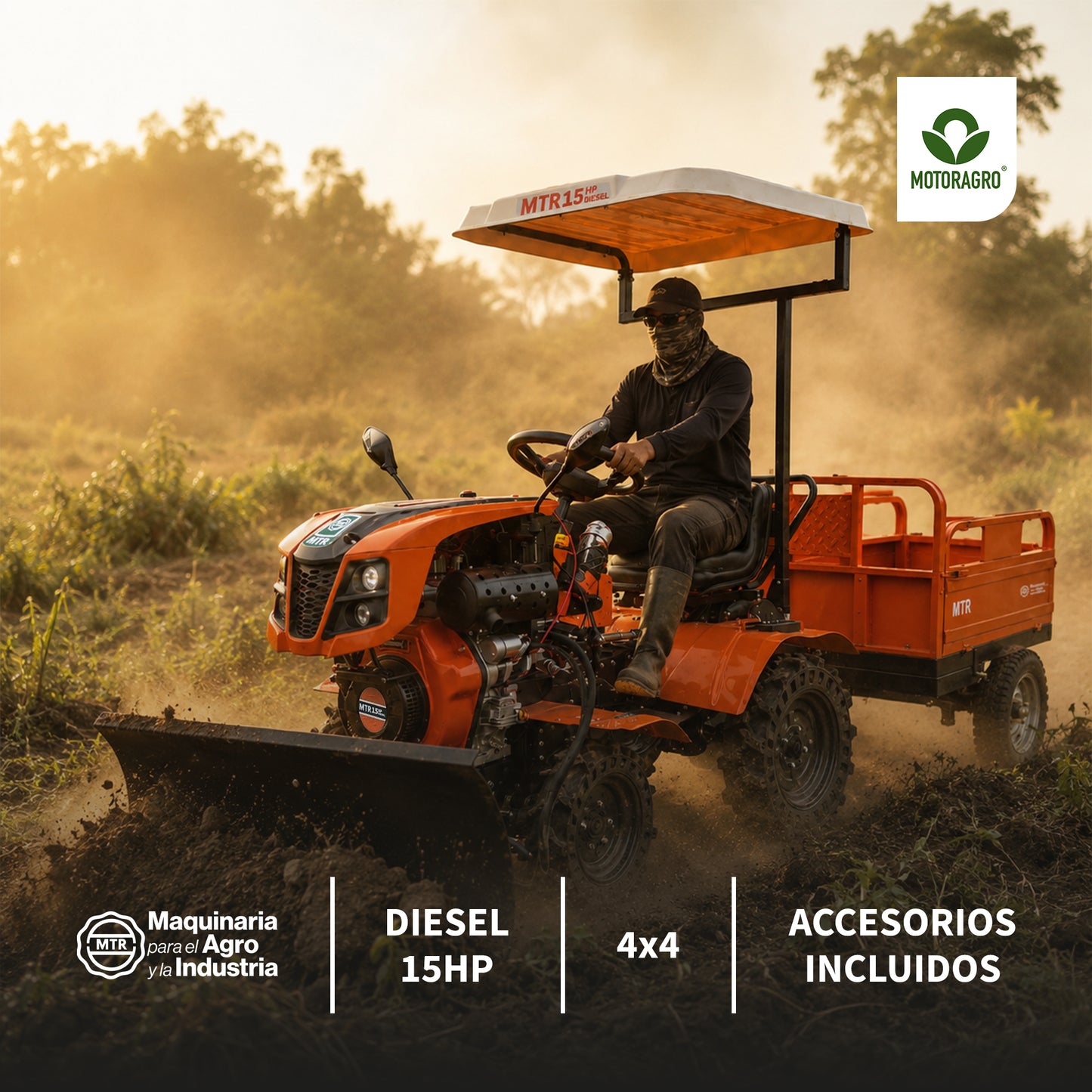 Mini tractor 4x4 MTR
